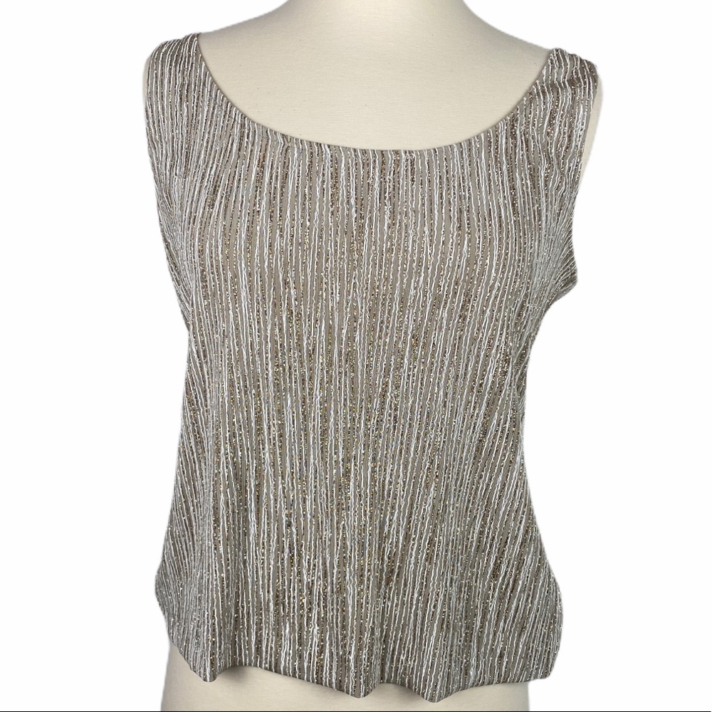 Alex Evenings Glitter Large Tank Top